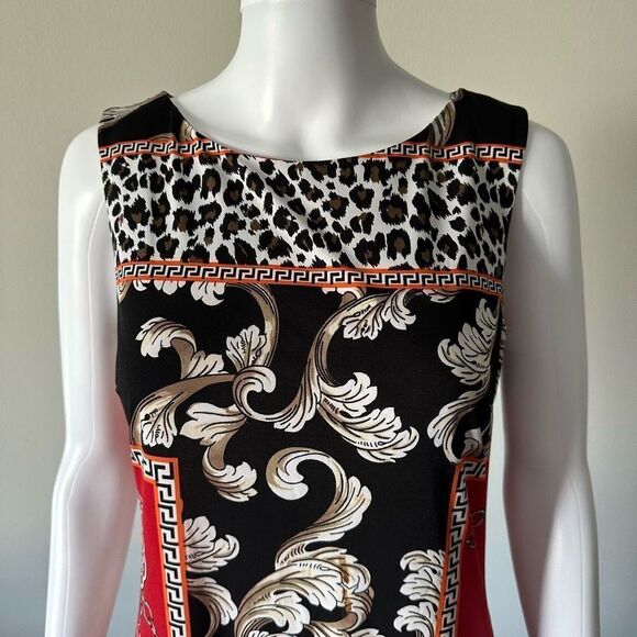 Y2K bold printed dress by AB Studio size small - Picture 6 of 10